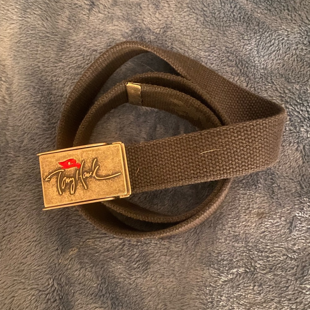 28” Tony Hawk belt navy blue/black